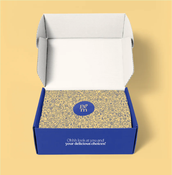 Pepper and Me custom printed mailer box by Custom Cartons